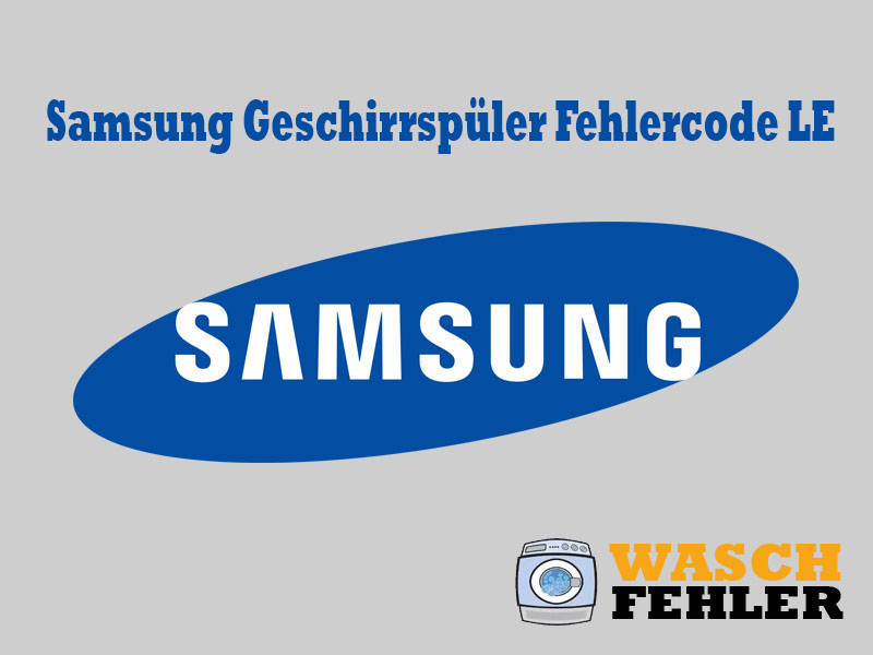 Codice Errore Lavastoviglie Samsung LE