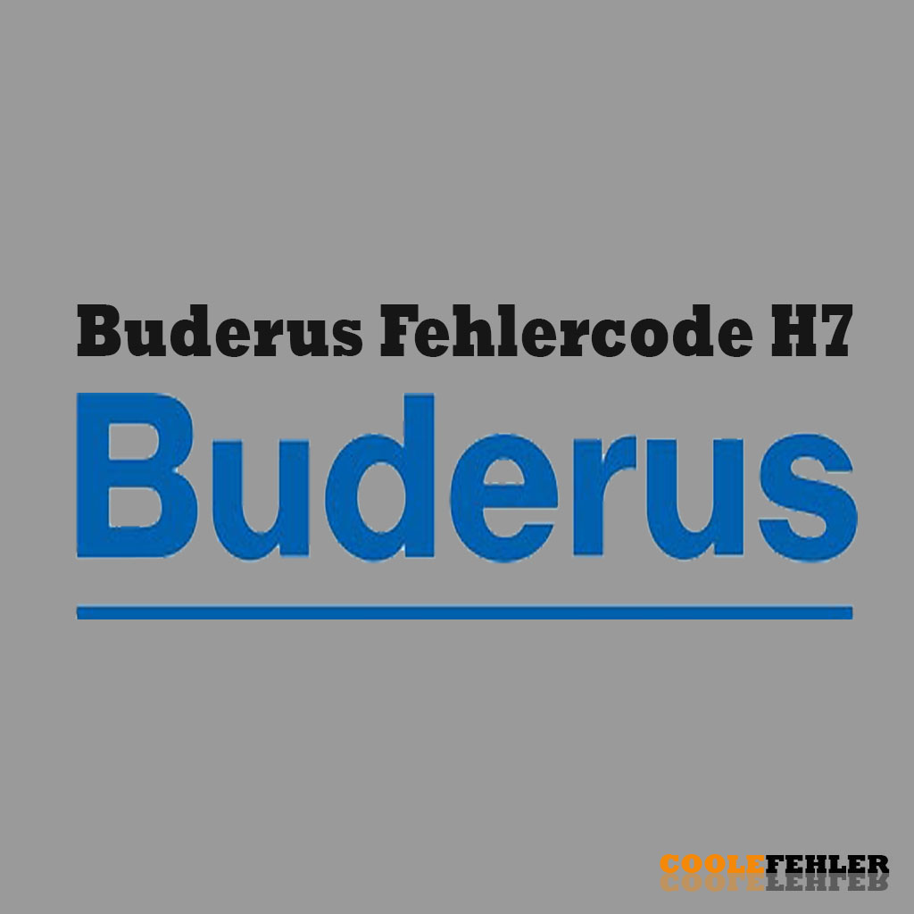 Codice Errore Buderus H7 – Soluzione Del Problema