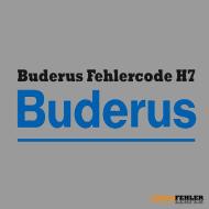 Codice errore Buderus H7 – Soluzione del problema